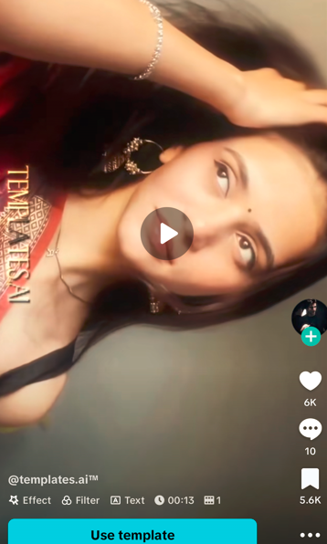 girl capcut template