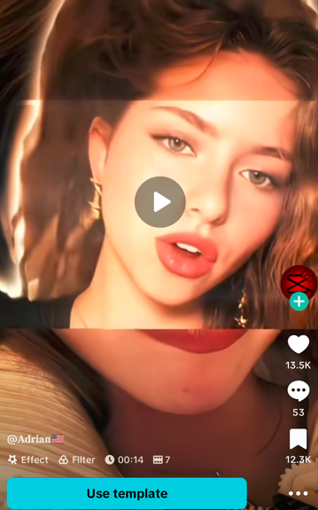 trending girl template capcut