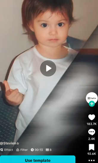 trend capcut template