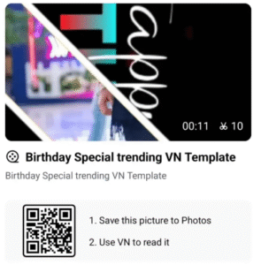 Birthday Video Editing Templates for VN App — Latest Trending Codes ...
