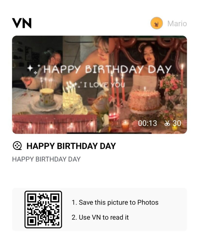 trending vn template birthday