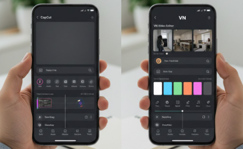 capcut vs vn user experience