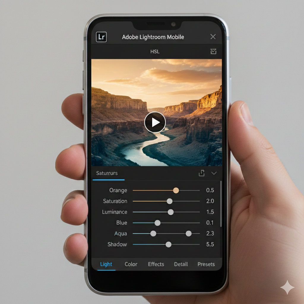 lightroom colour grading