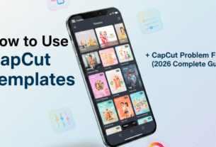 how to use capcut template and problem fixed
