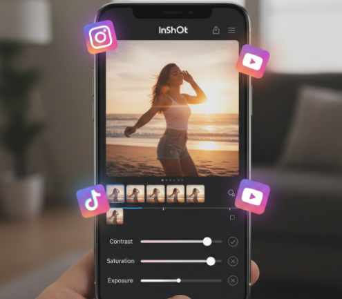 inshot colour grading