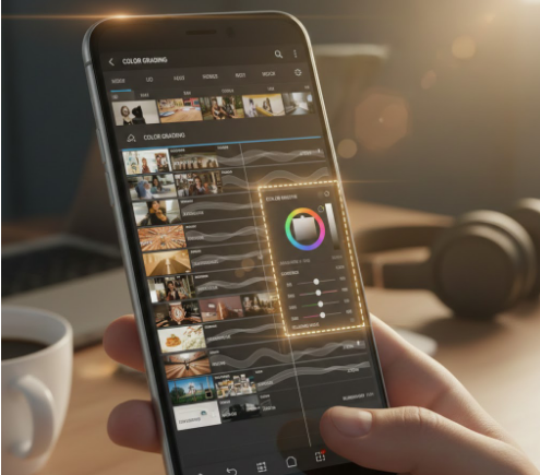 kinemaster colour grading